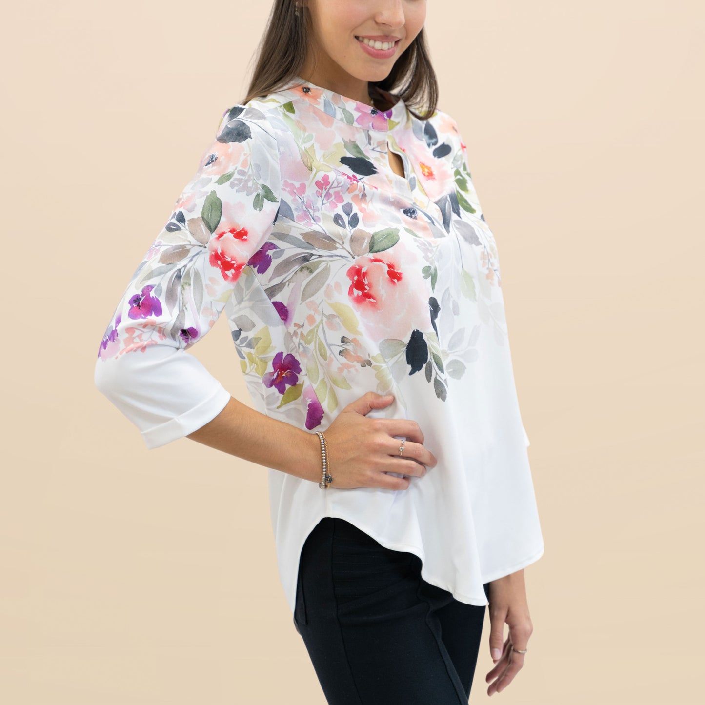 Camisa Bohemia Jardín Destello
