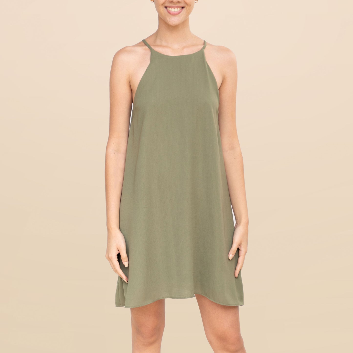 Vestido Halter Verde