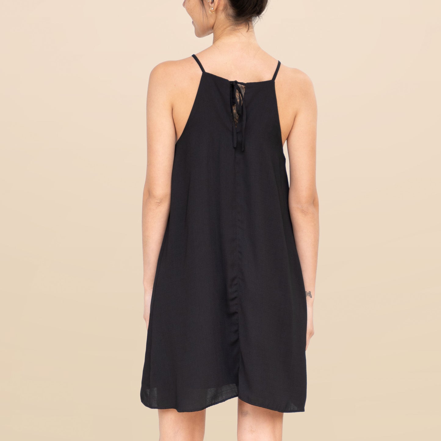 Vestido Halter Negro