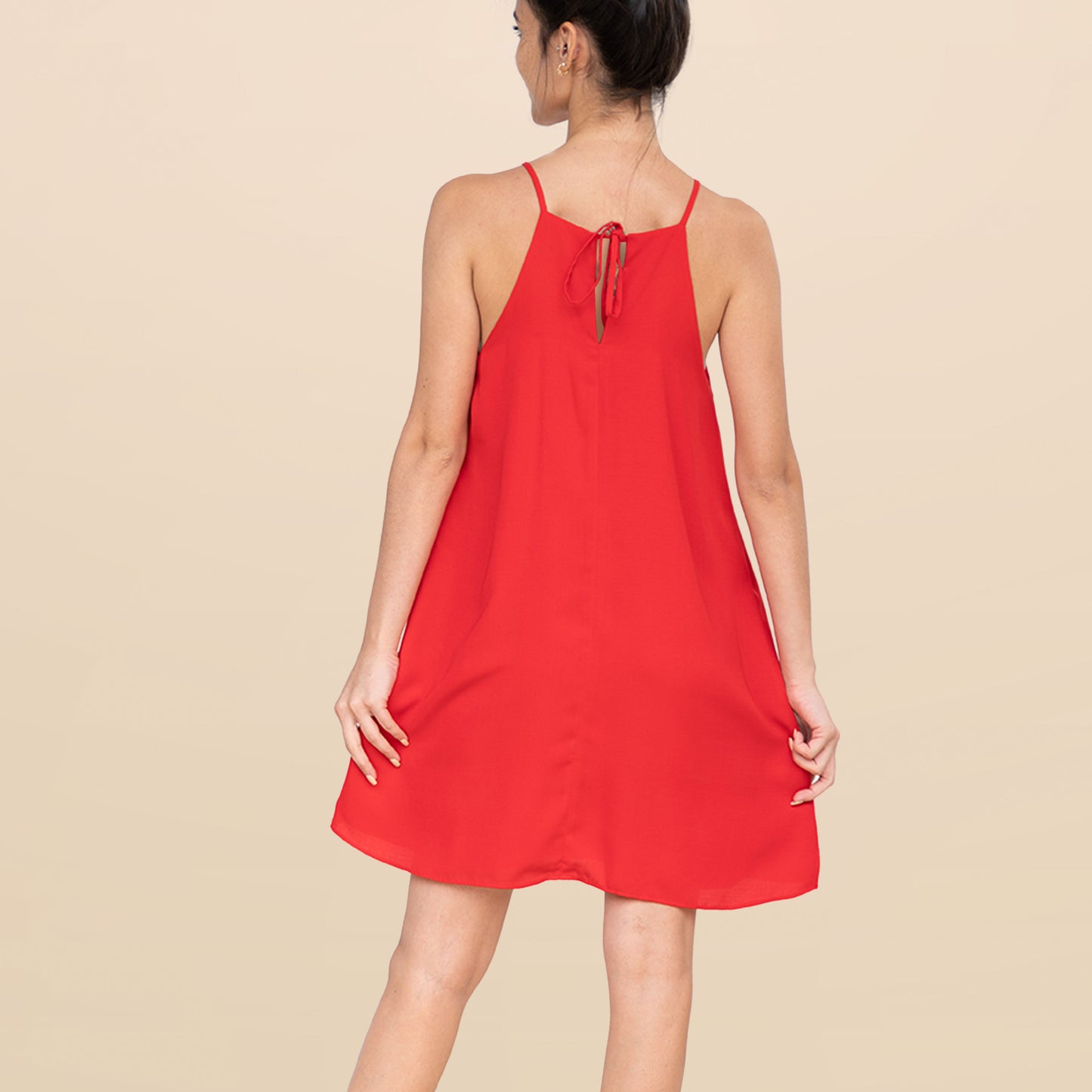Vestido Halter Rojo