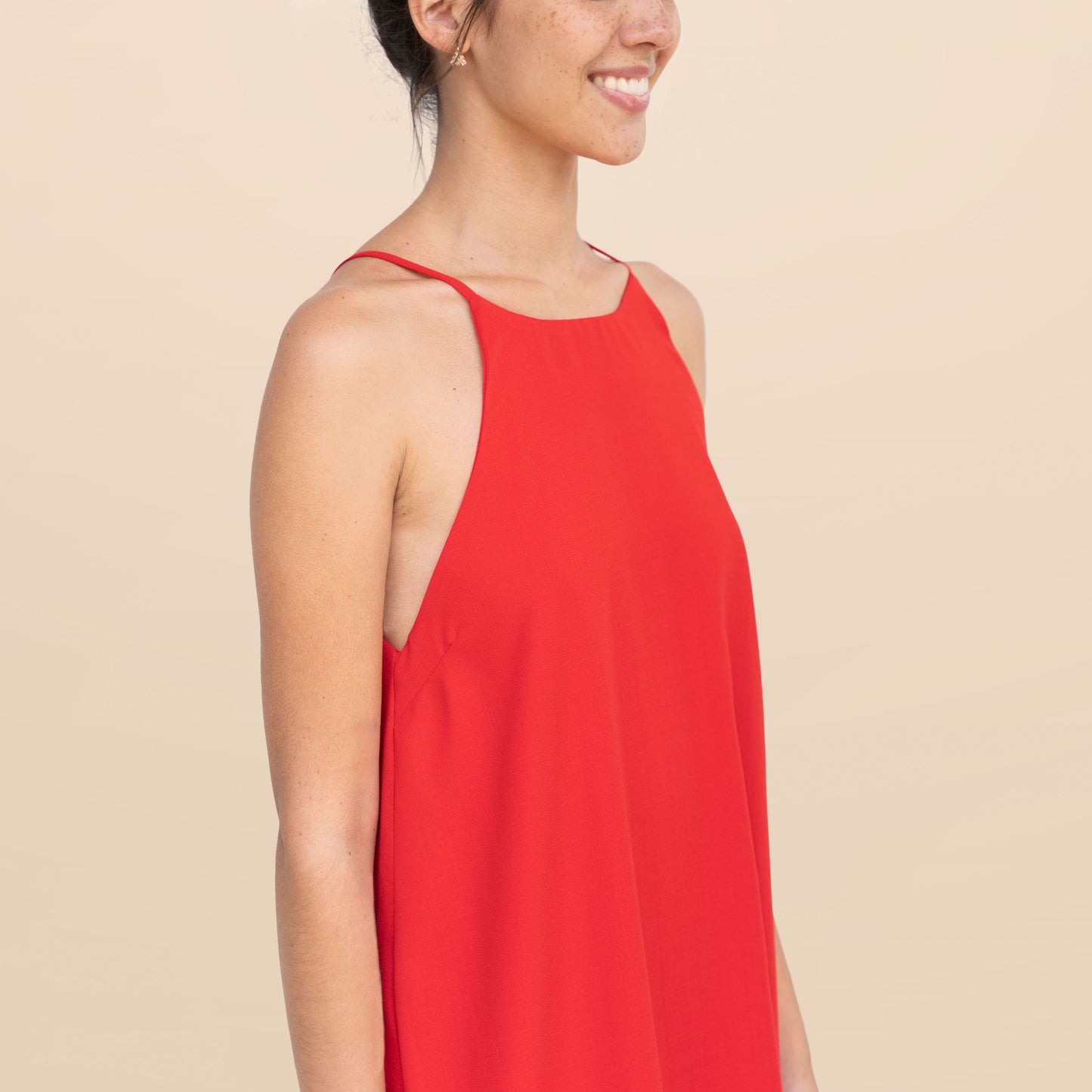 Vestido Halter Rojo