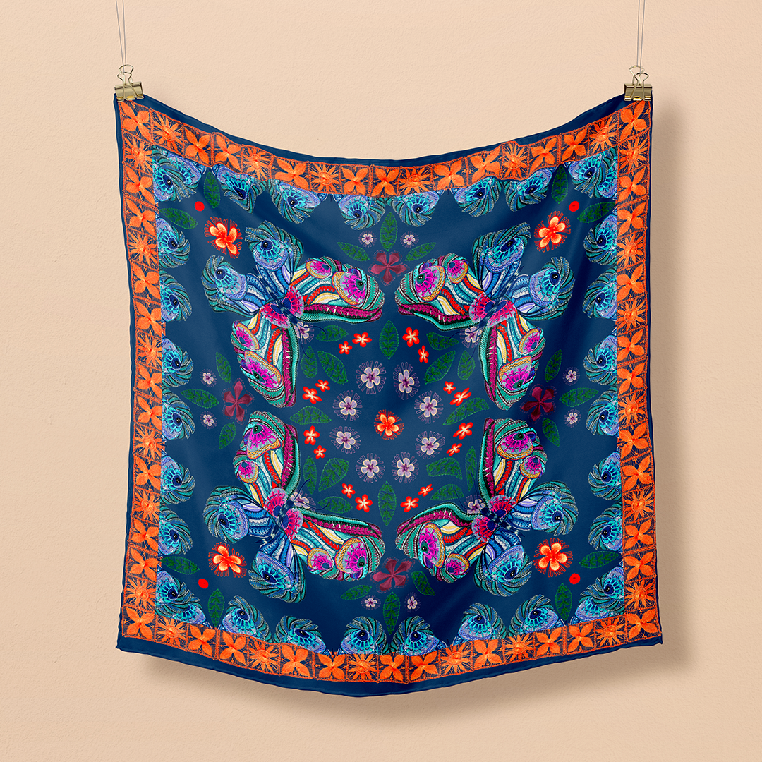 Pañuelo Mariposa Ñandutí