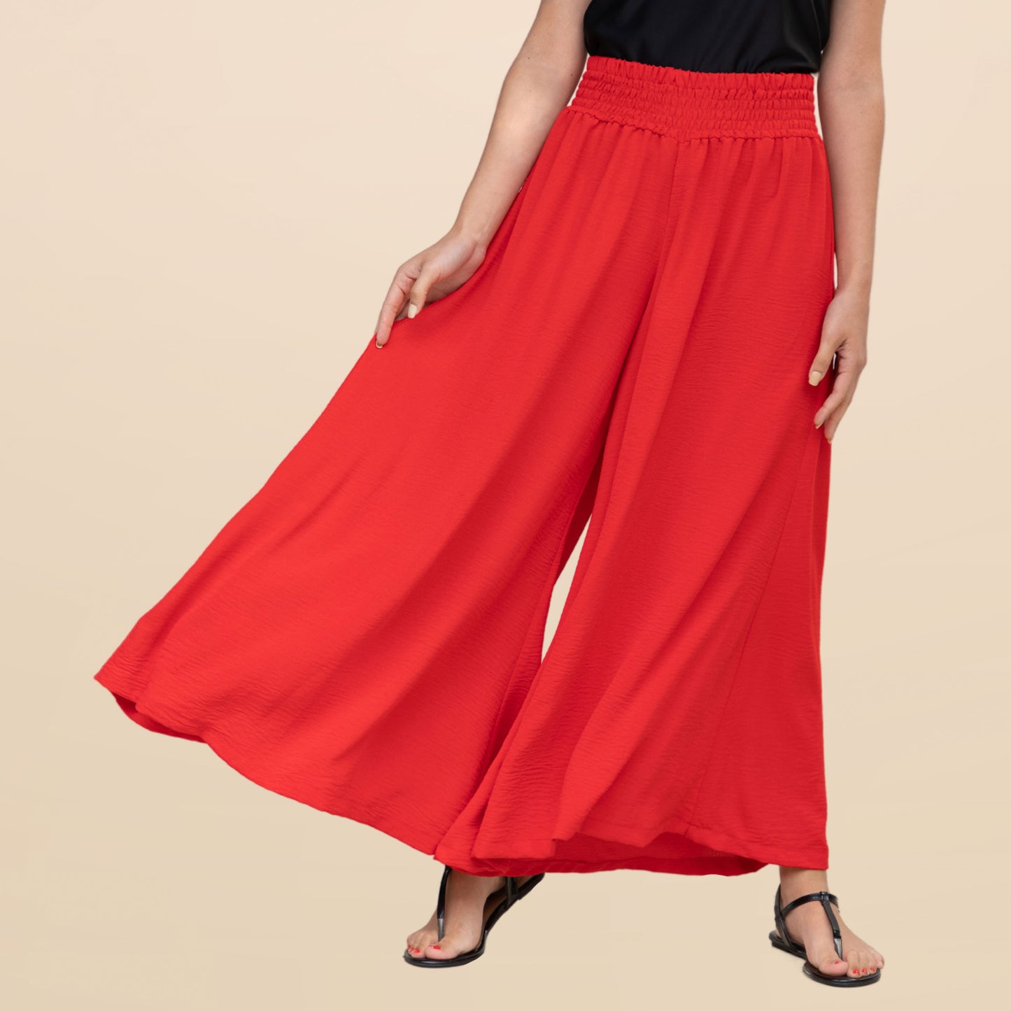Pantalón Palazzo Artemera Rojo