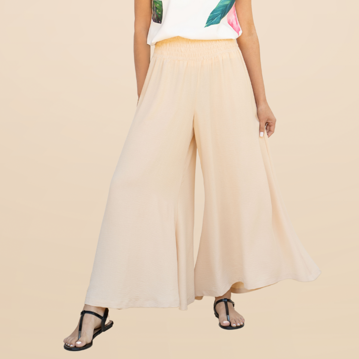 Pantalón Palazzo Artemera Beige