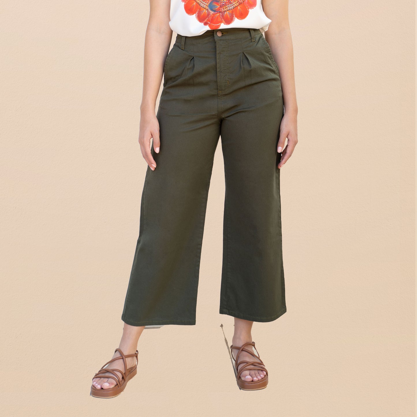 Pantalón Martina Verde Musgo