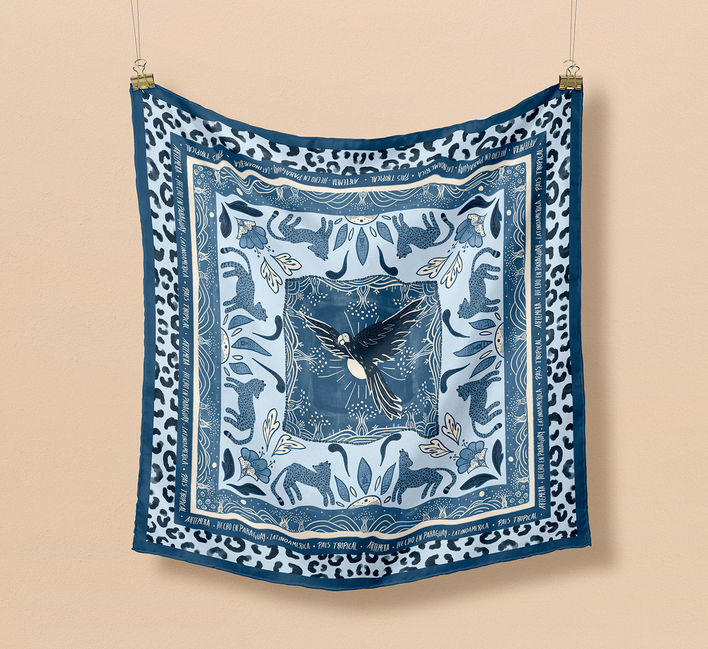 Pañuelo Selva Azul