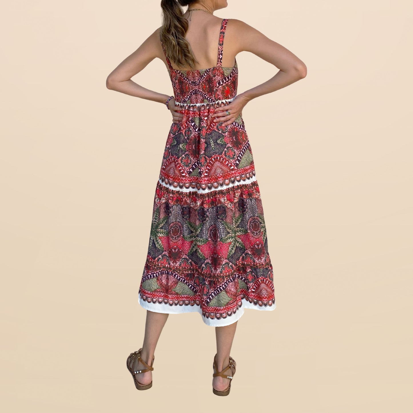 Vestido Jazmín Ñandutí Arandu