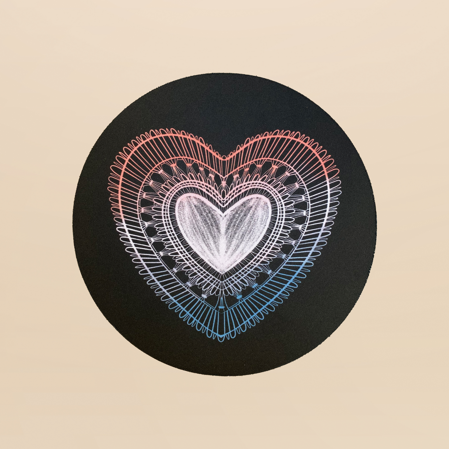 Pad Corazón Ñandutí