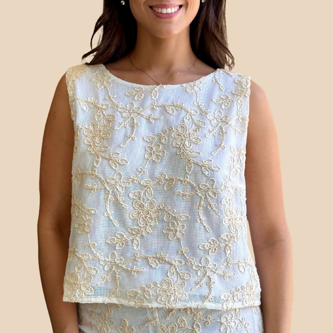 Blusa Victoria Bordada