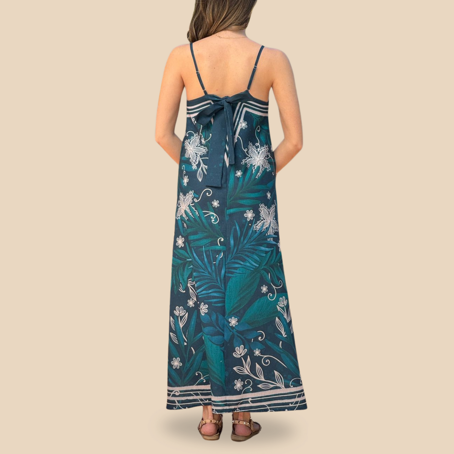 Vestido Violeta Jardín Esmeralda