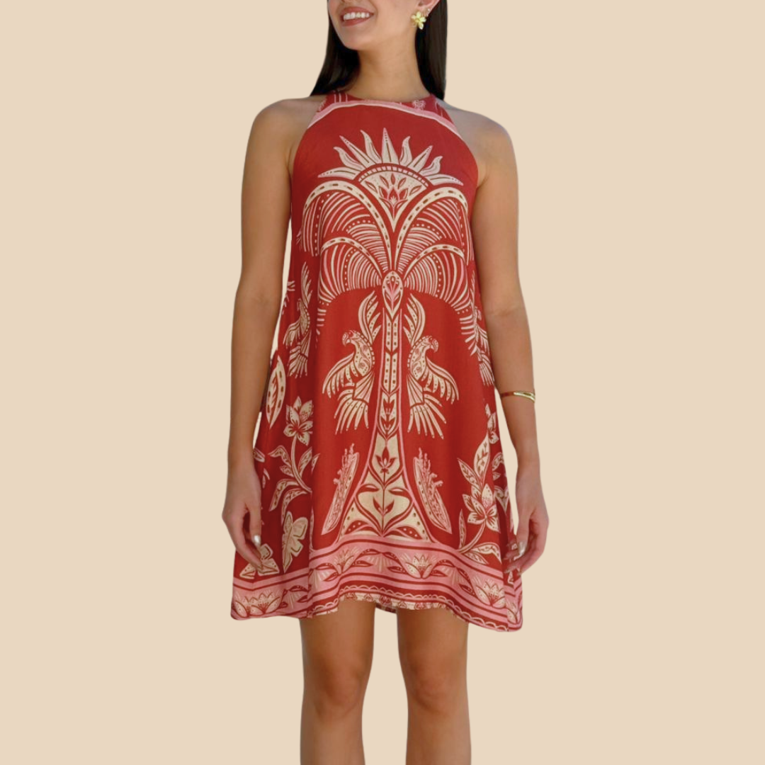 Vestido Halter Corto Natividad