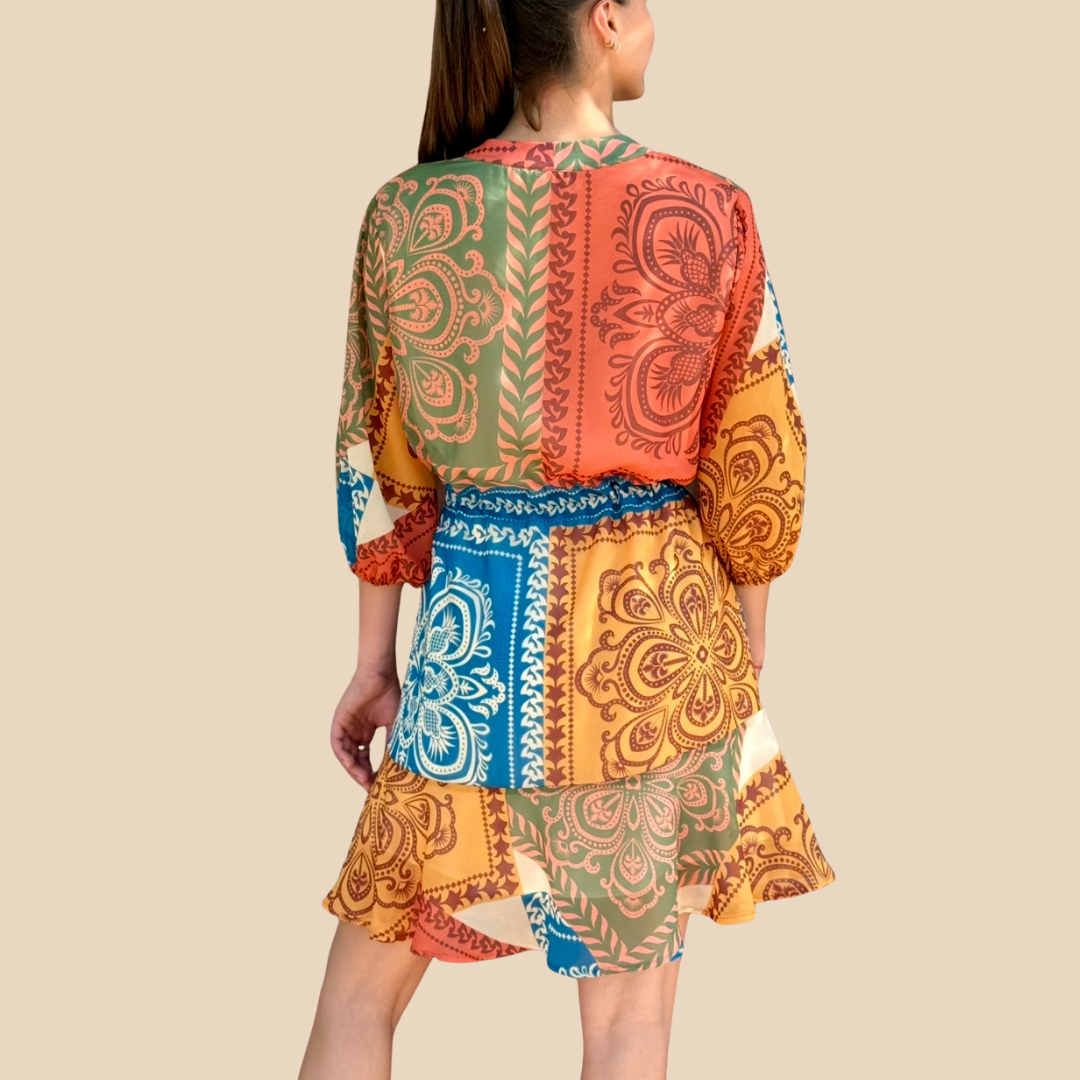 Vestido Renata Mosaico Vivo