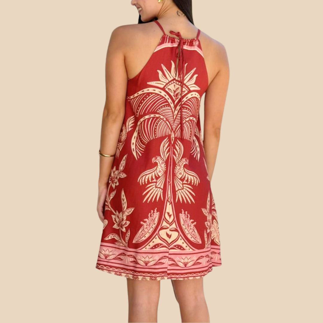 Vestido Halter Corto Natividad