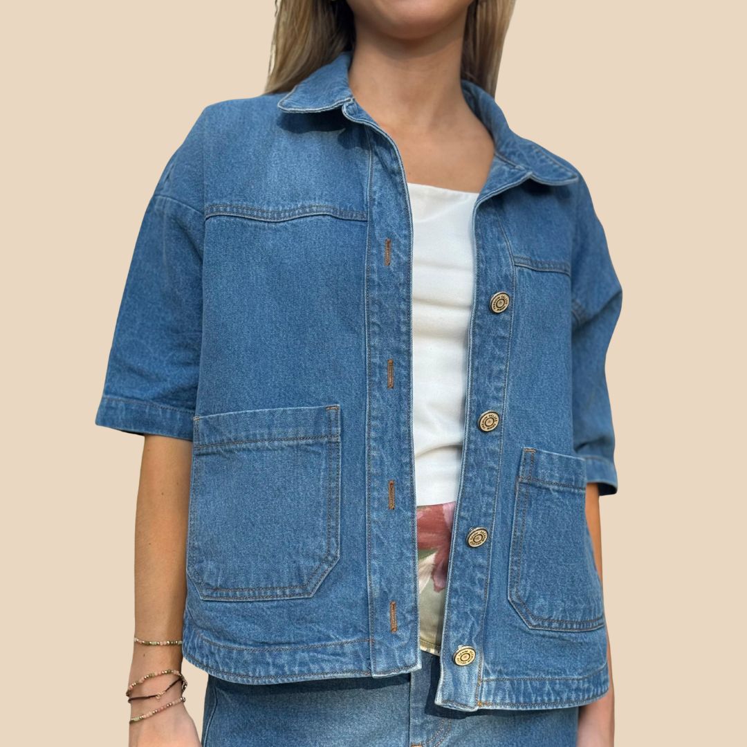 Campera Macarena Celeste