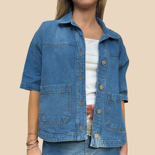Campera Macarena Celeste
