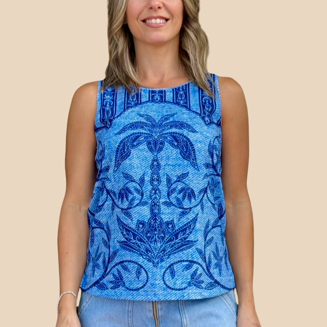 Artemera Sin Mangas Jardín Cielo