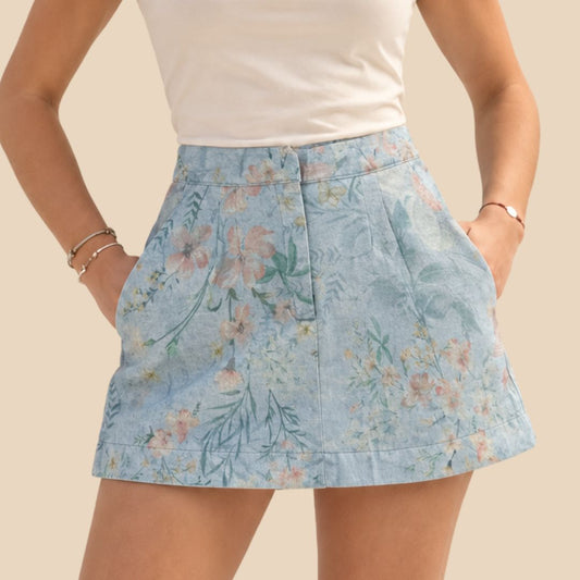 Short Pollera Rafaela Marea Alta