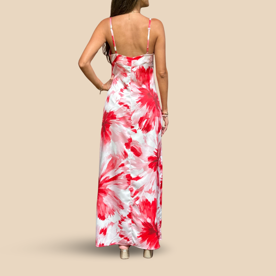 Vestido Melani Petalos De Fuego