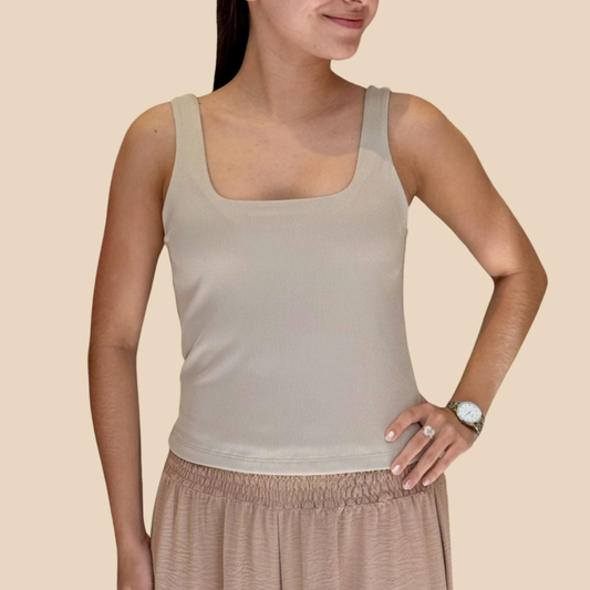 Básica Rib Beige