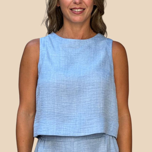 Blusa Antonia Celeste