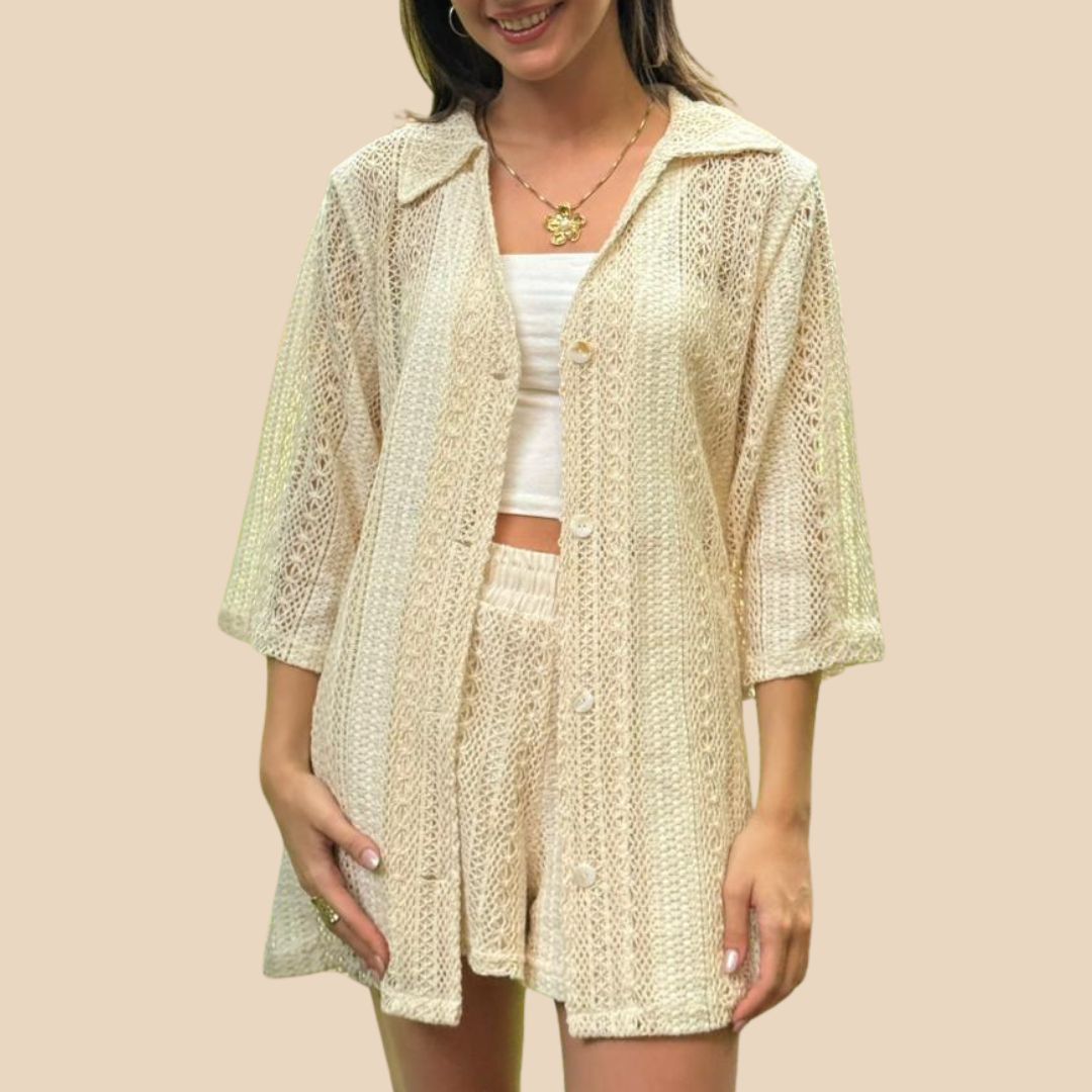 Camisa Natural Tejida