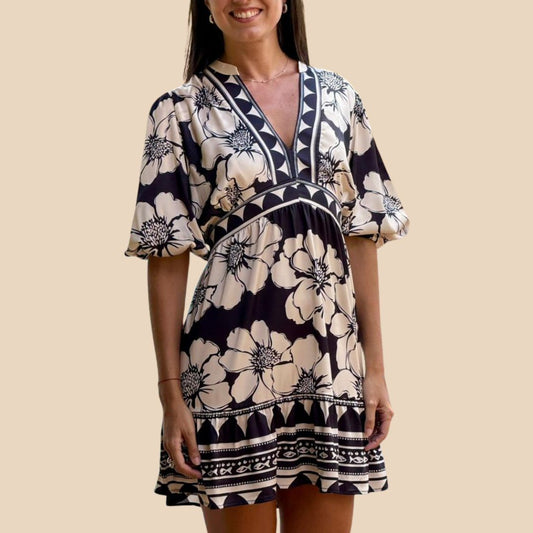 Vestido Ofelia Nocturna Floral