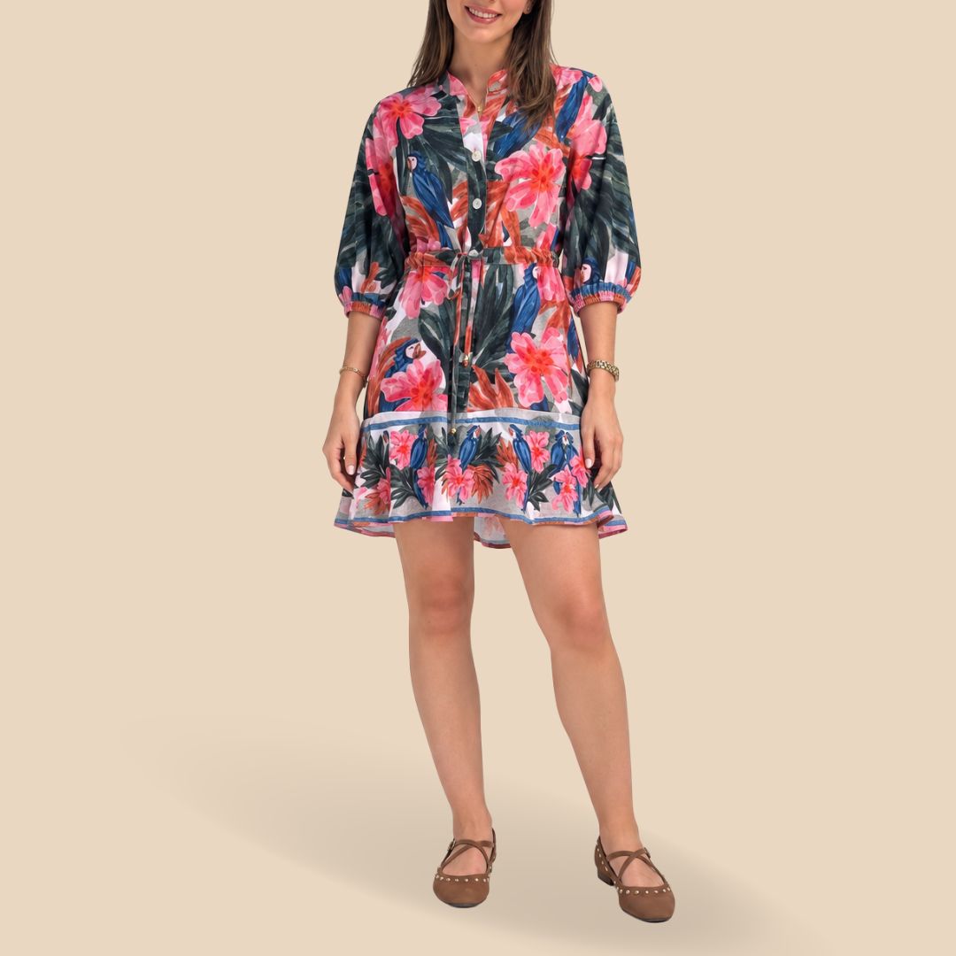 Vestido Renata Bosque Alto