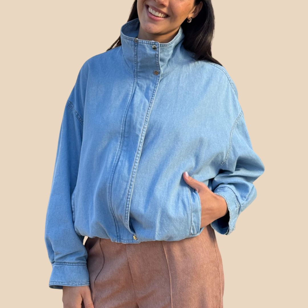 Campera Karina Celeste