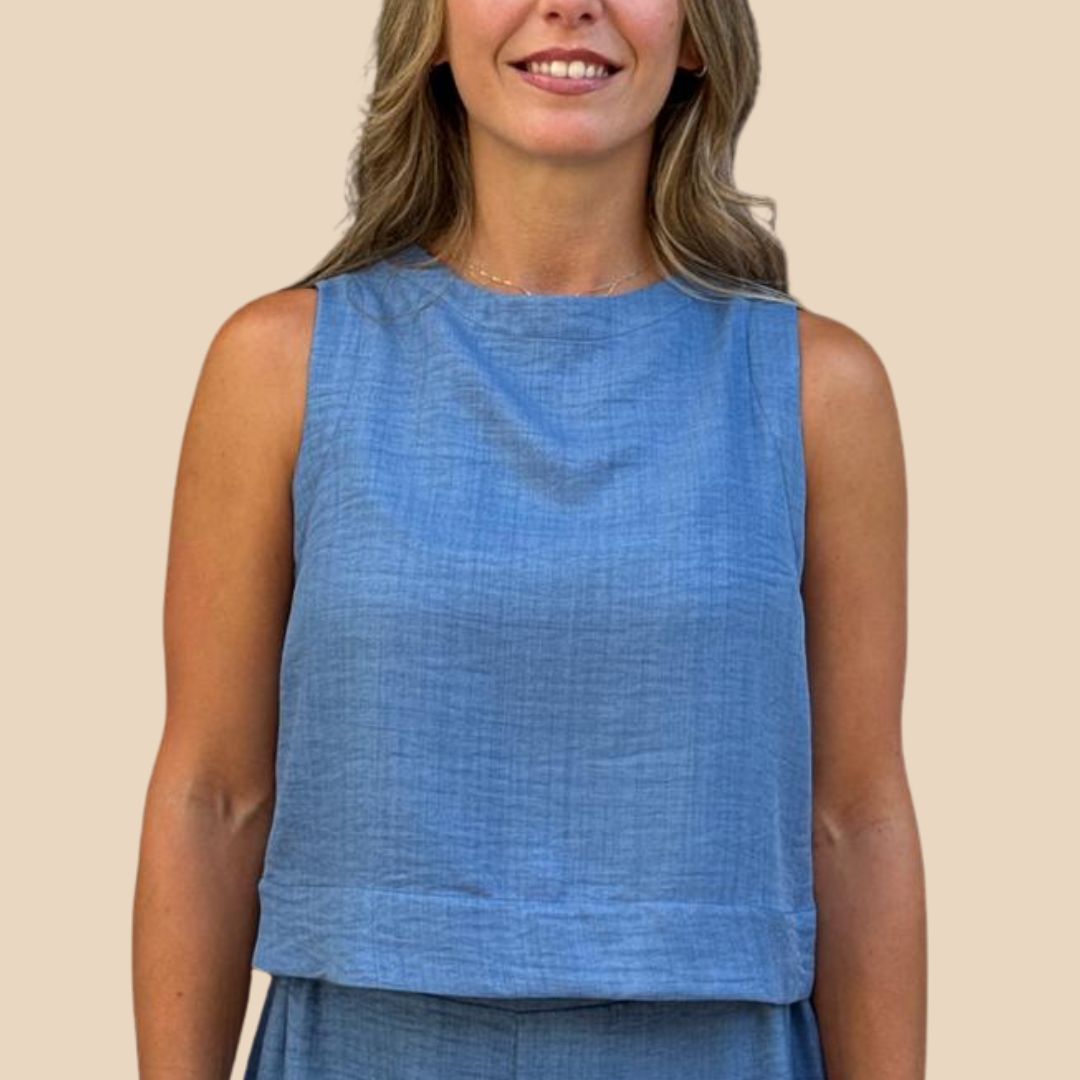 Blusa Antonia Azulino