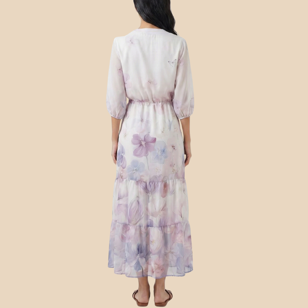 Vestido Coral Campo de Sueños