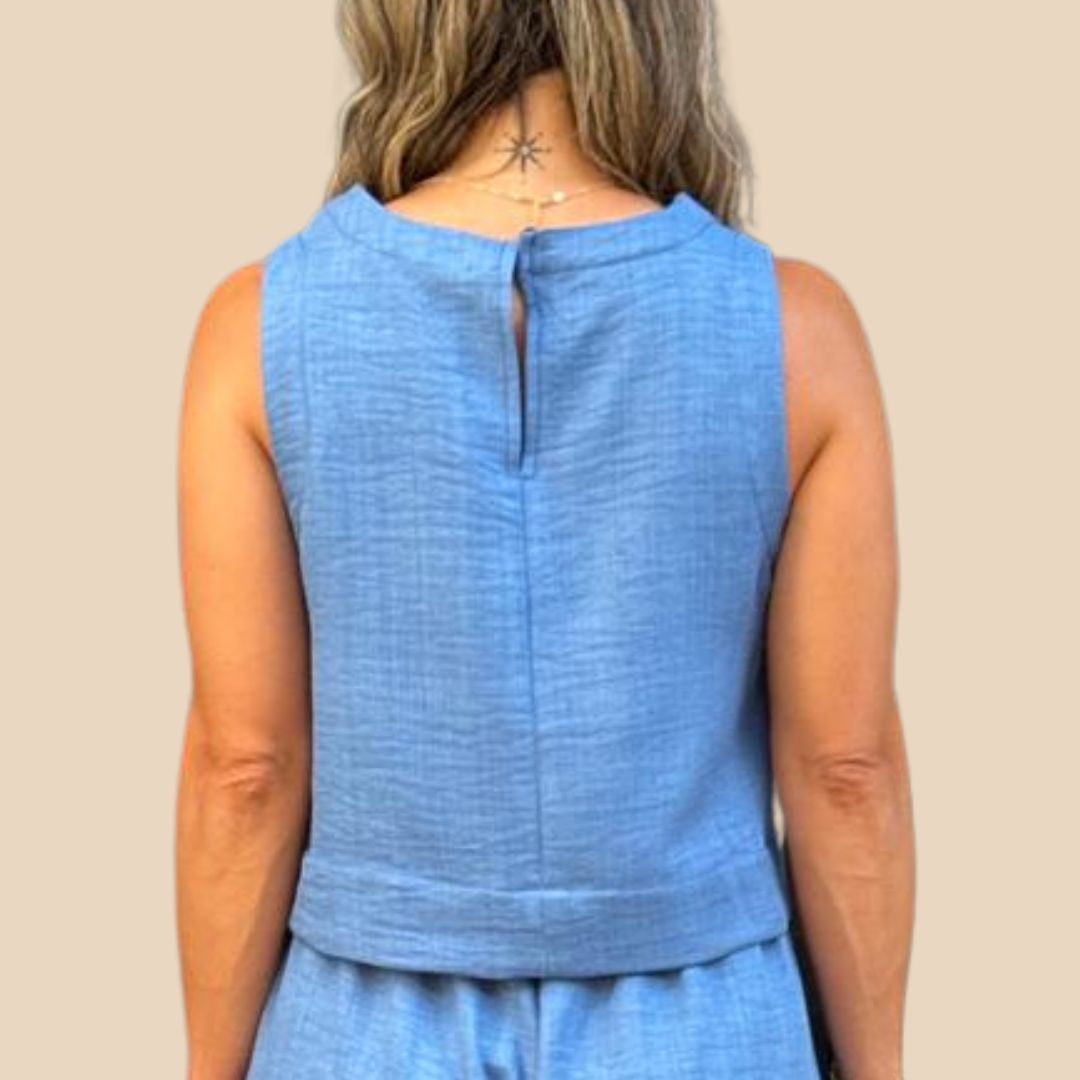 Blusa Antonia Azulino