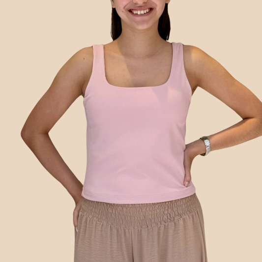 Básica Rib Rosa