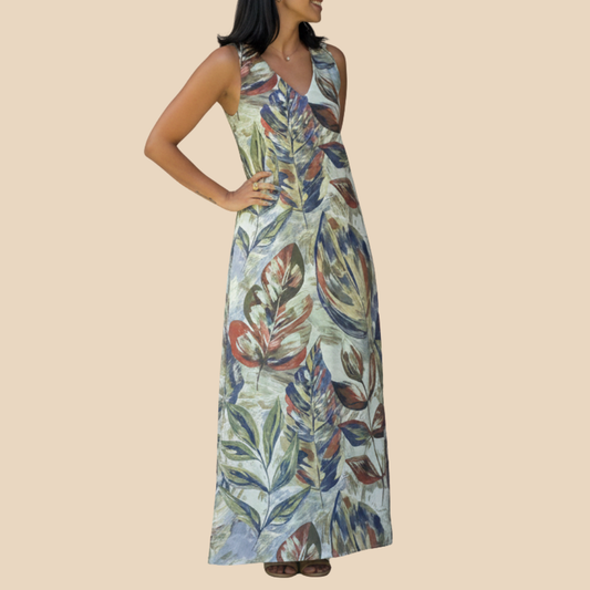 Vestido Josefina Trópico Verde