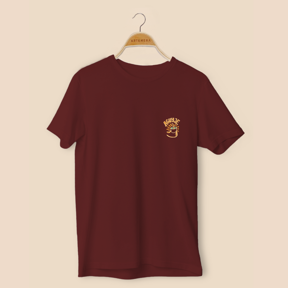 Remera Paraguay Aguyje Bordo