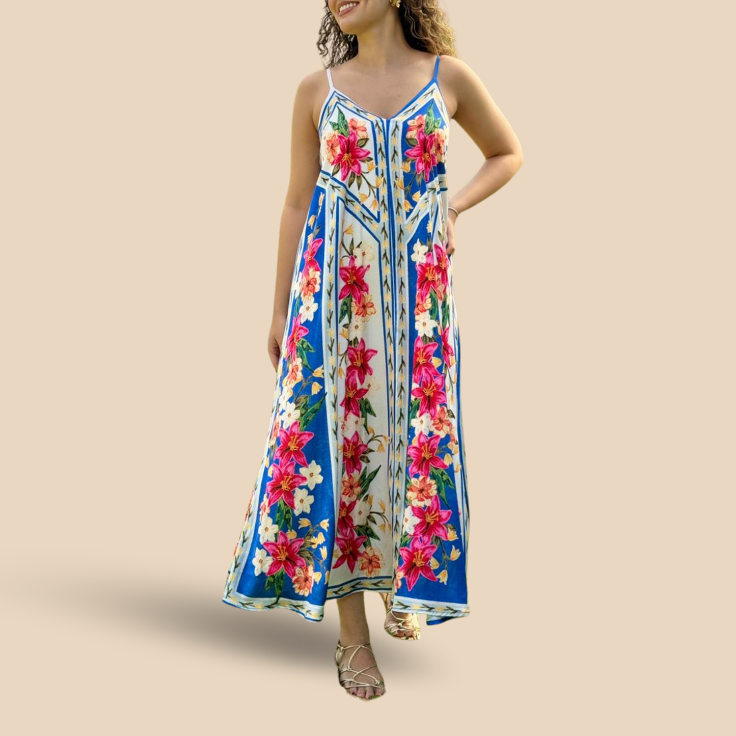 Vestido Violeta Alma Bella