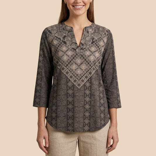 Camisa Bohemia Ébano