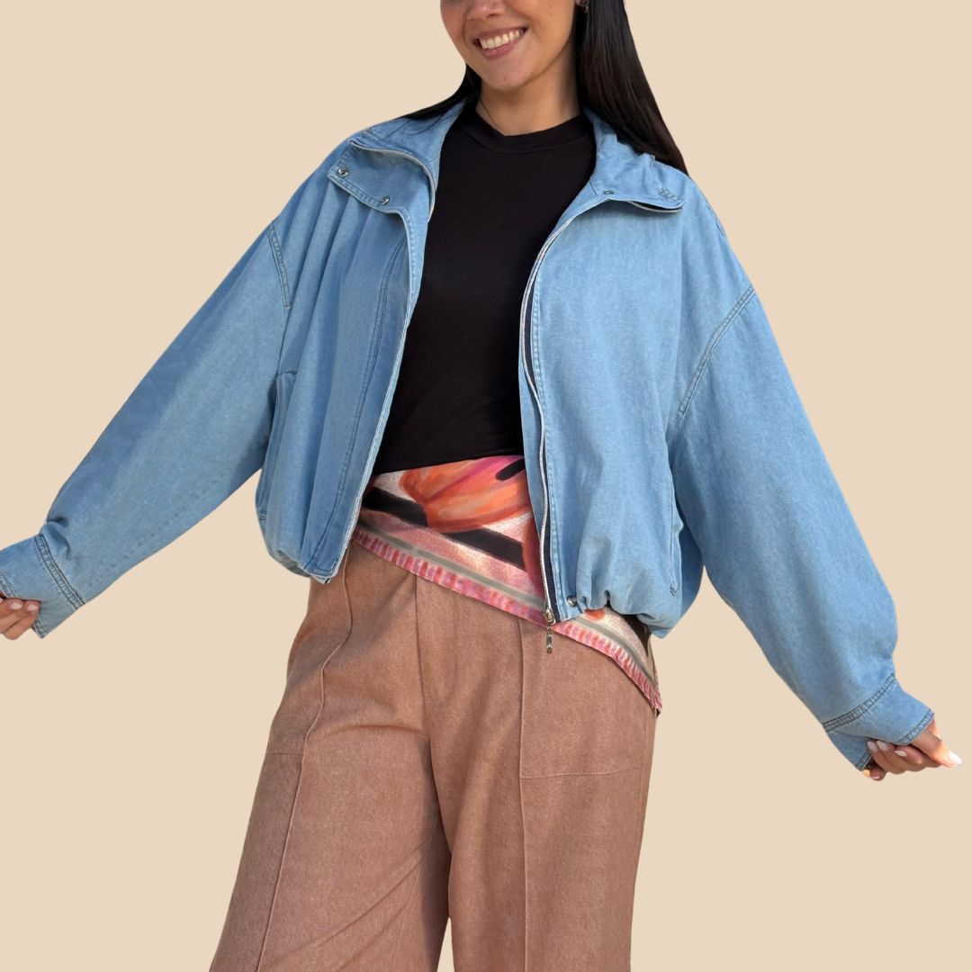 Campera Karina Celeste