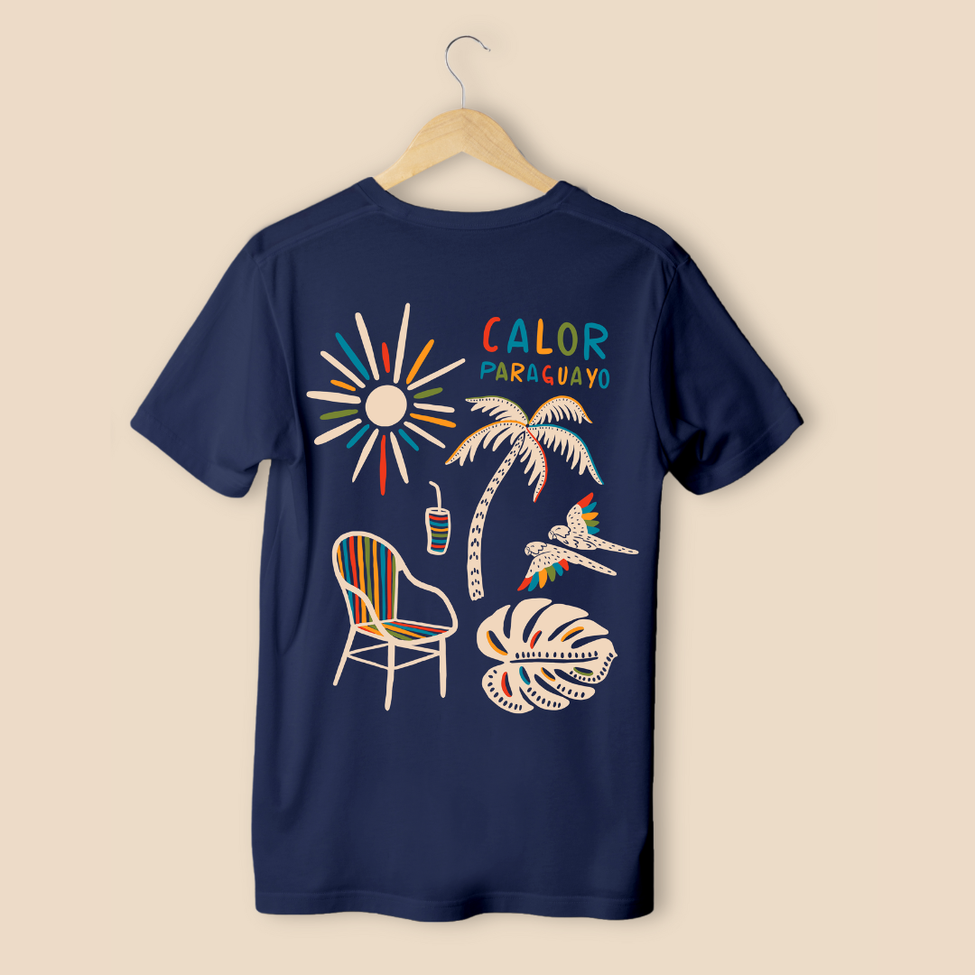 Remera Verano Paraguayo Azul