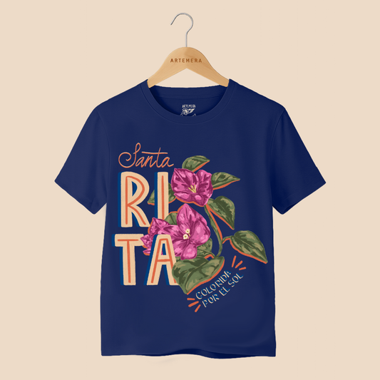 Remera Santa Rita Azul