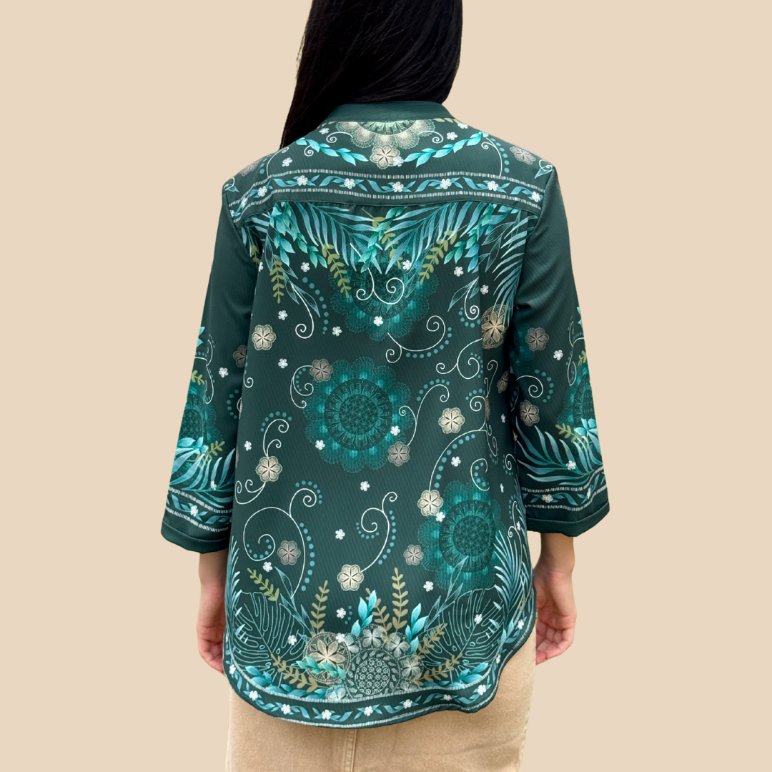 Camisa Mao Selva Bordada