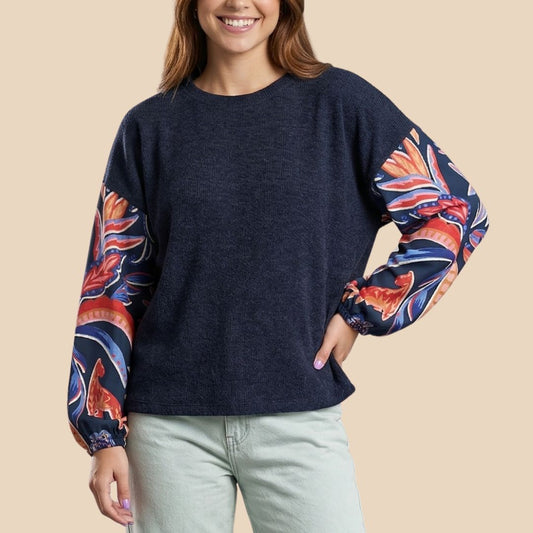 Suéter Rafaella Reino Colorido