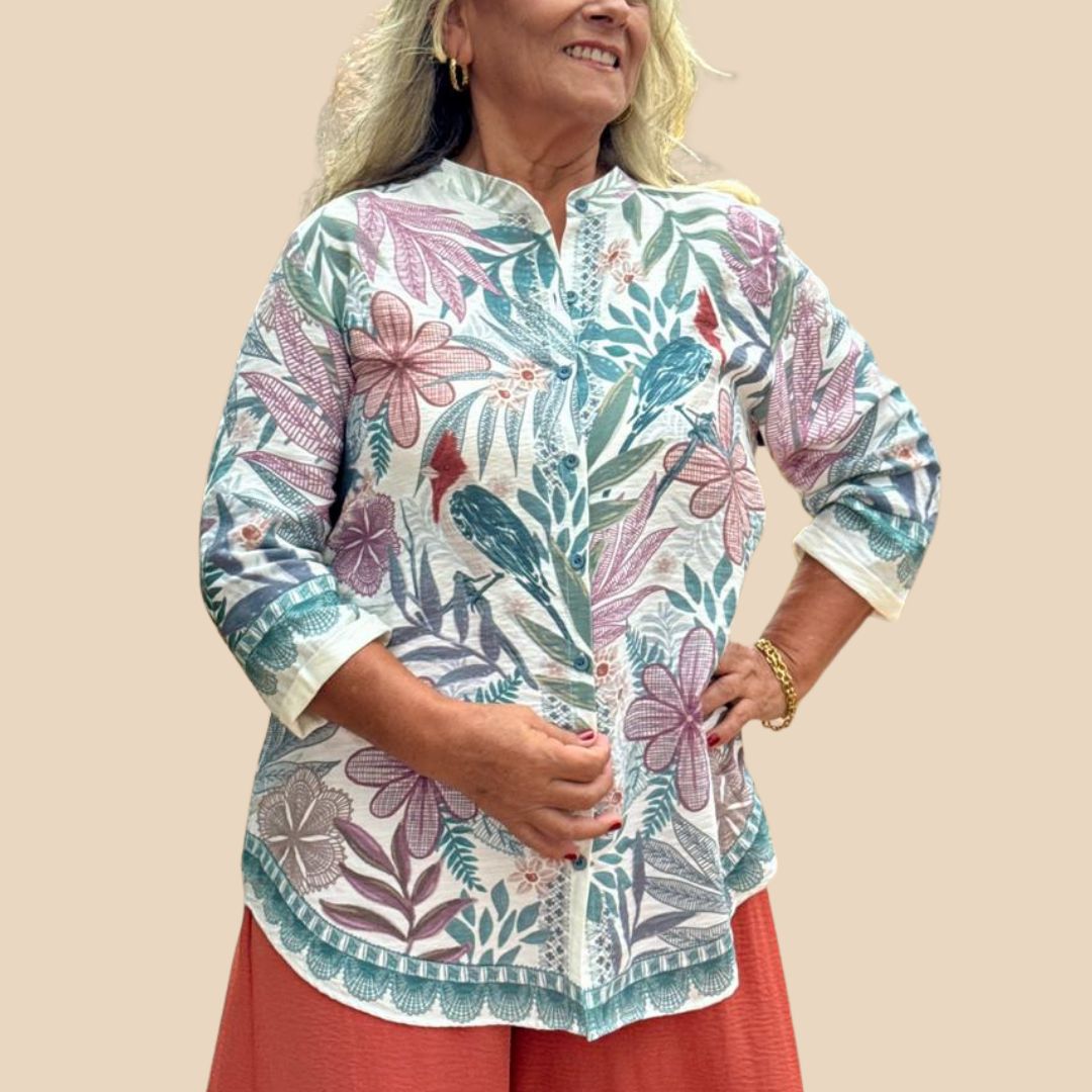 Camisa Mao Nido Botánico