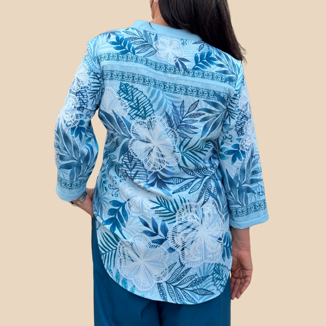 Camisa Mao Hojas Al Viento