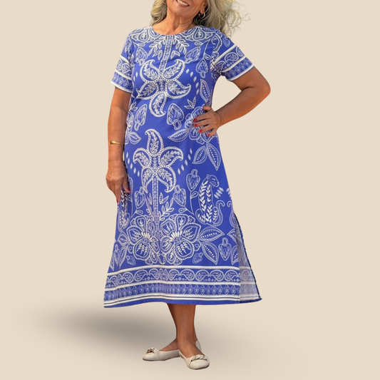 Vestido Túnica Aurora Azul