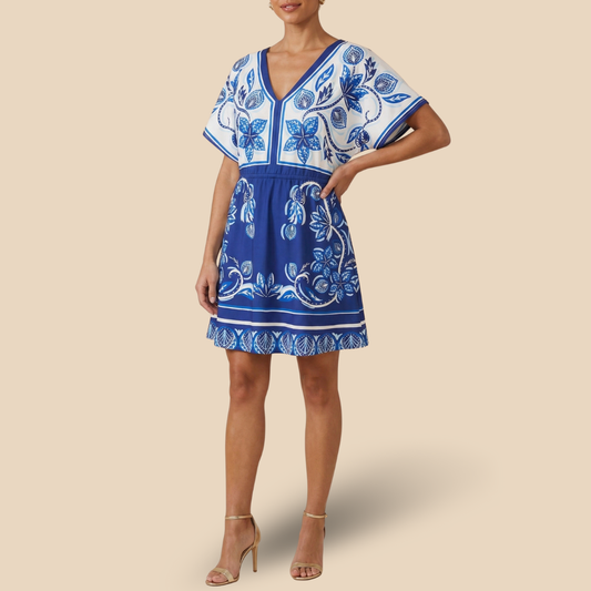 Vestido Valentina Arena Marina