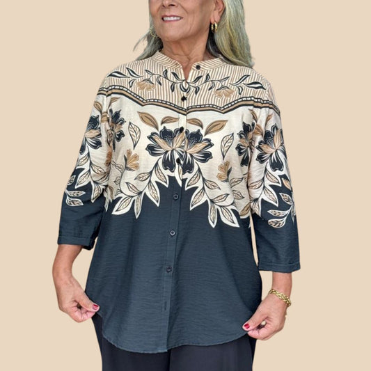 Camisa Mao Jardín Resplandor