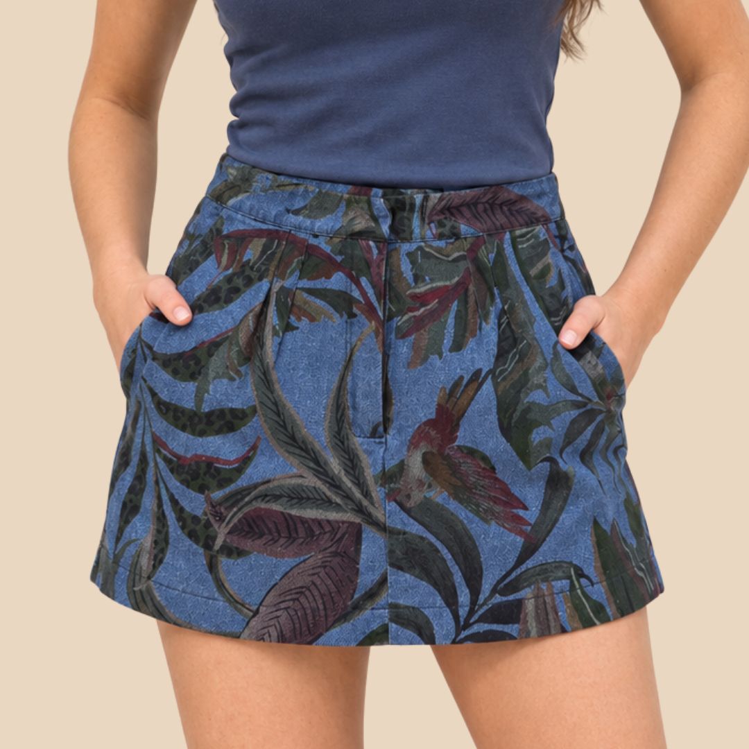 Short Pollera Rafaela Viento Norte