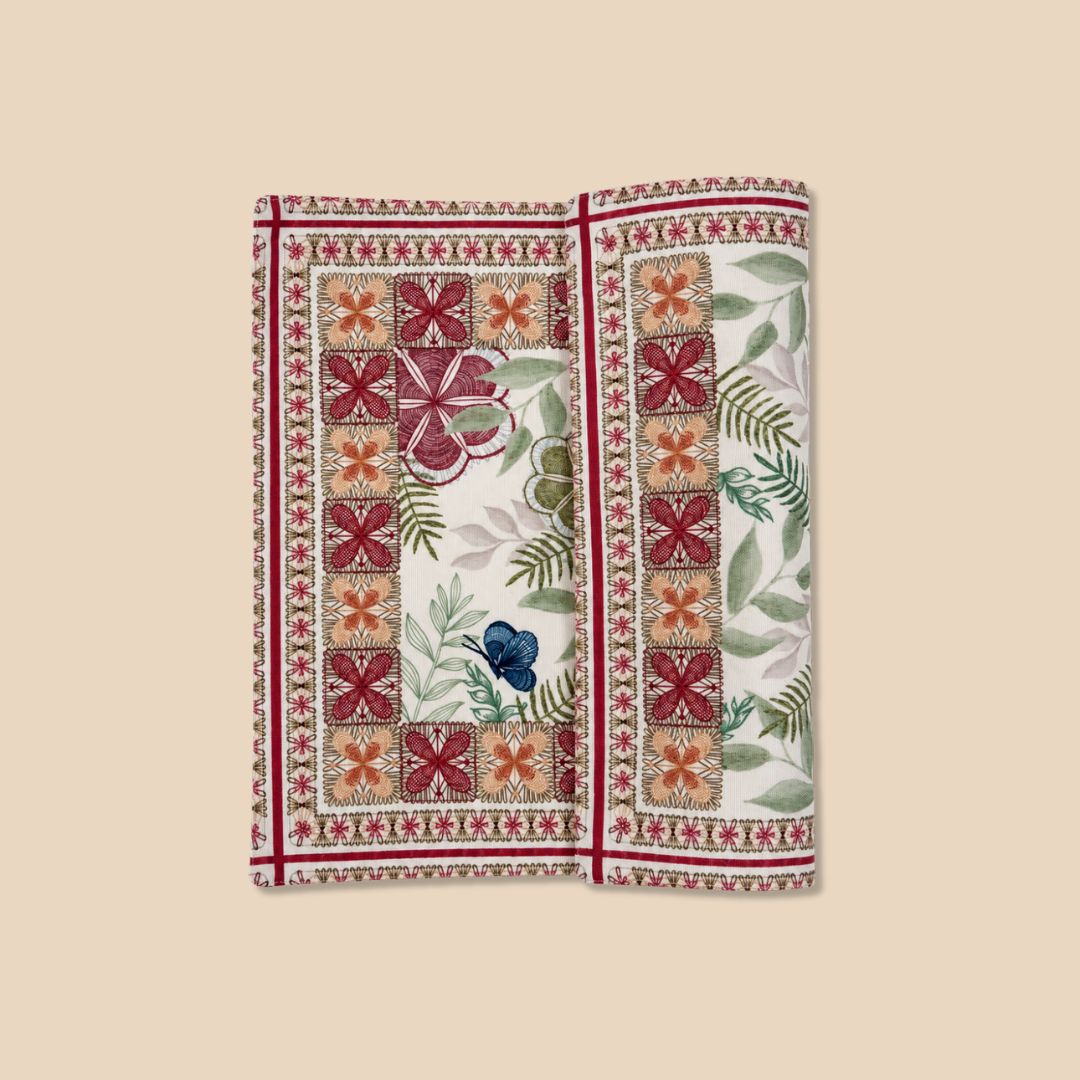 Set Individual Relieve Ñanduti