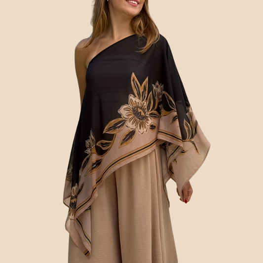 Blusa Alada Noche Marfil