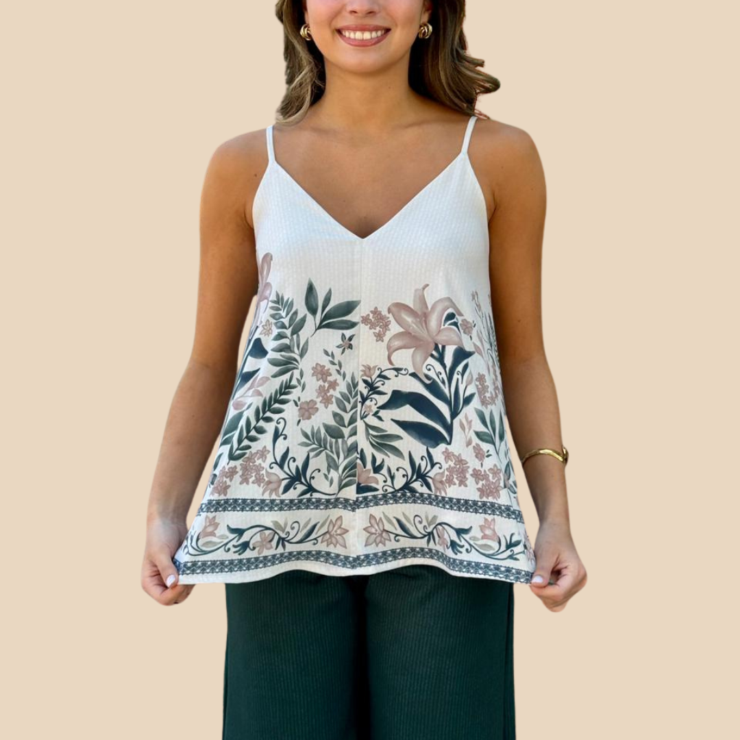 Blusa Milena Natura Verde